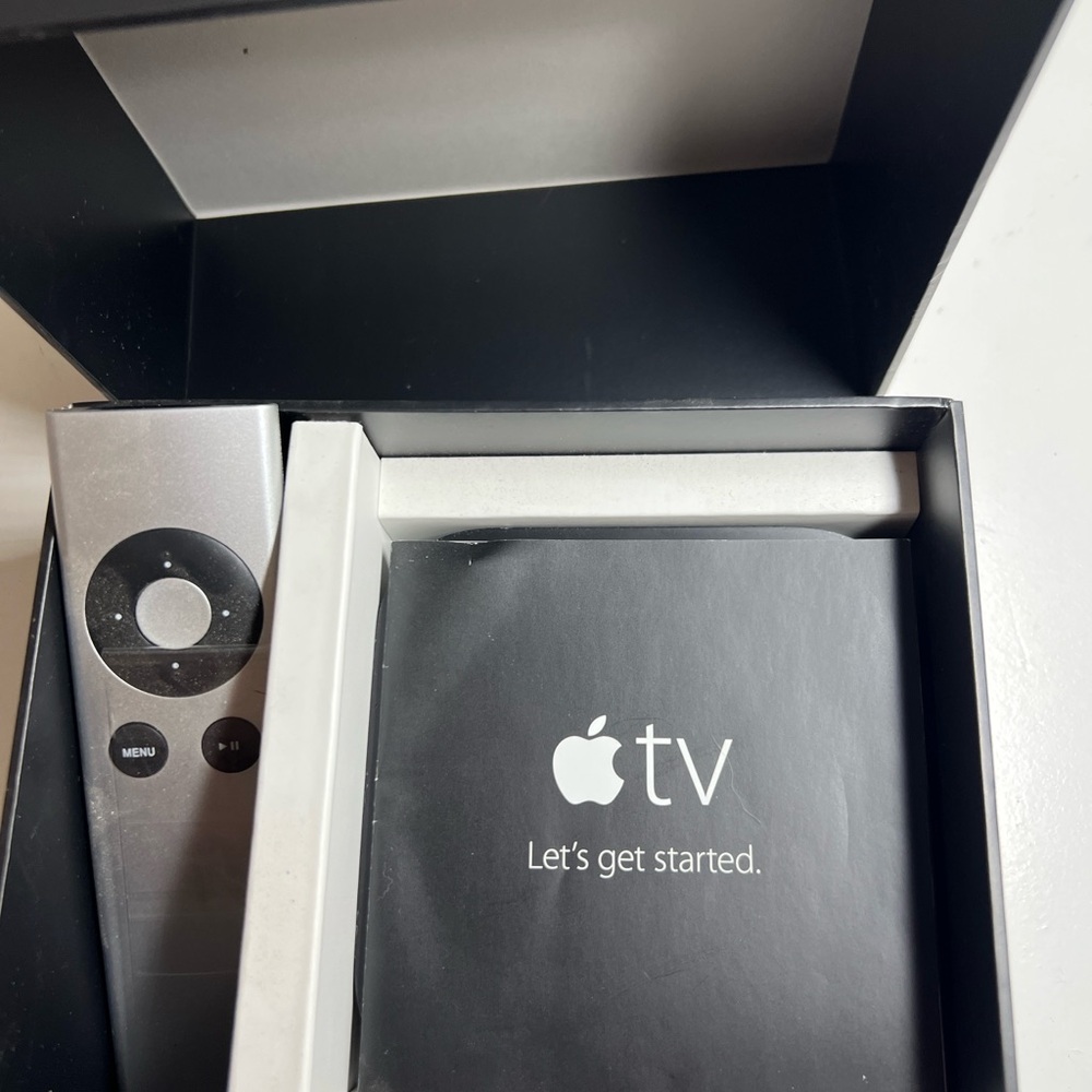 Apple TV 64GB with Black and Silver Design